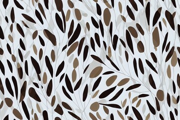 Animal print seamless background illustration in muted tones. Generative AI