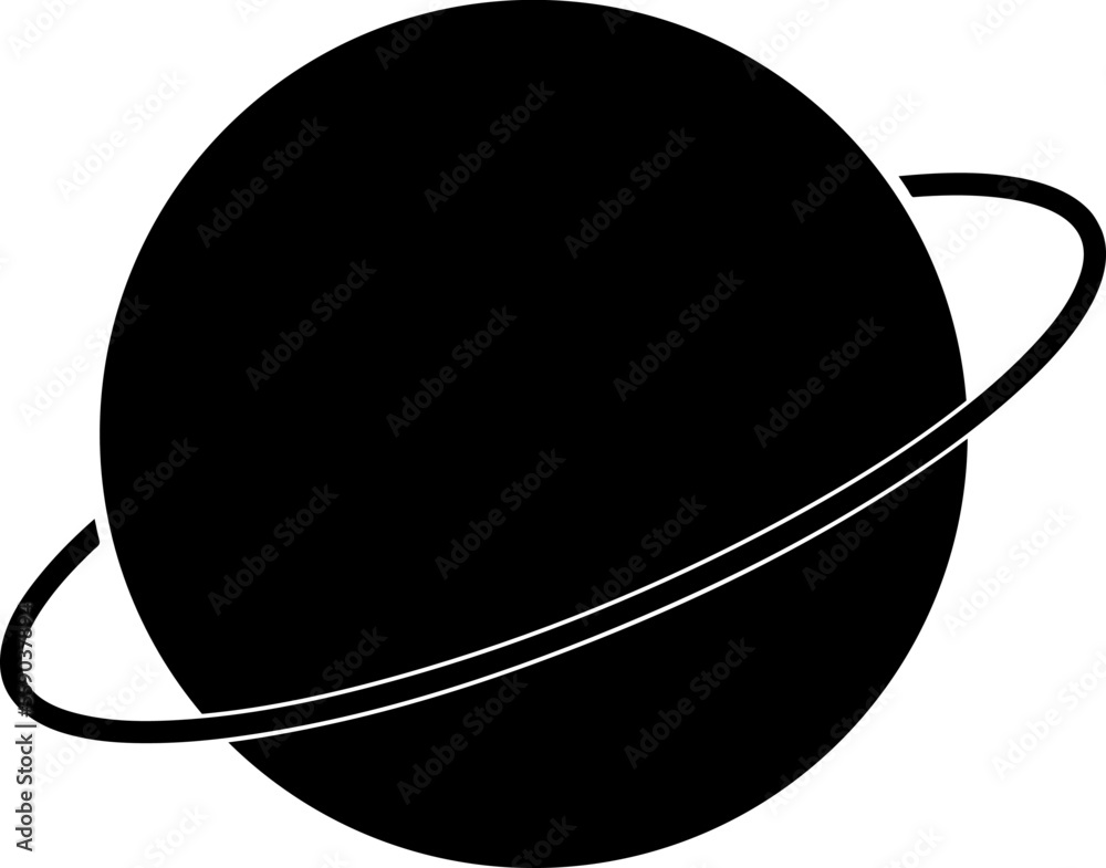 Aufkleber planet icon vector design on white background..eps