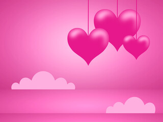 Valentines Love Background
