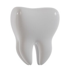 Tooth Front Side 3D Icon