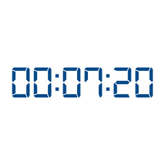 Digital clock icon vector design illustration.