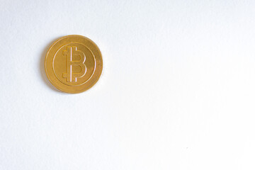 euro coin isolated on white