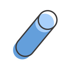 Blue Flat Geometric Memphis 1