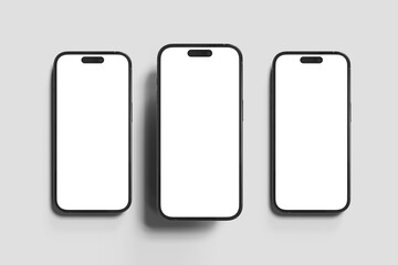 Smartphone Screen Blank Mockup