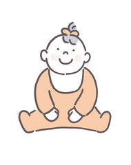 赤ちゃんの女の子