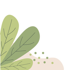 Green Flat Aesthetic Plants Corner 10