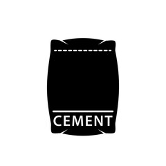 Cement bag icon vector logo design template