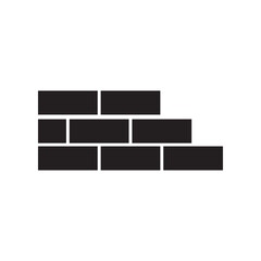 Wall icon vector logo design template