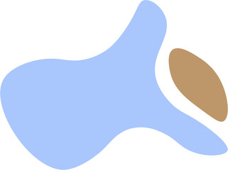 Boho Illustration shapes abstract