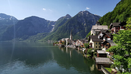 mirror lake in Hallstatt