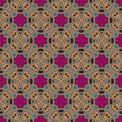 Abstract ethnic rug ornamental seamless pattern.Perfect for fashion, textile design, cute themed fabric, on wall paper, wrapping paper, fabrics and home decor.