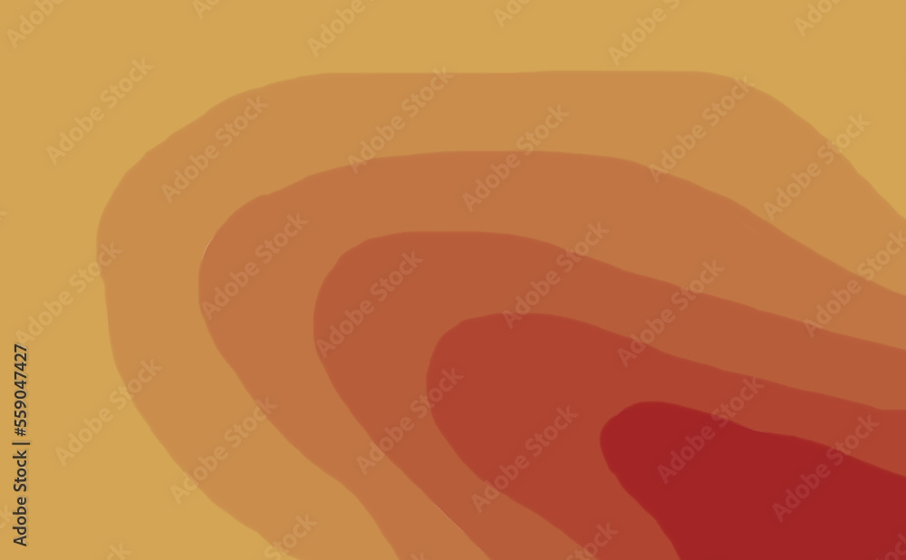 Poster orang gradient abstract curve background