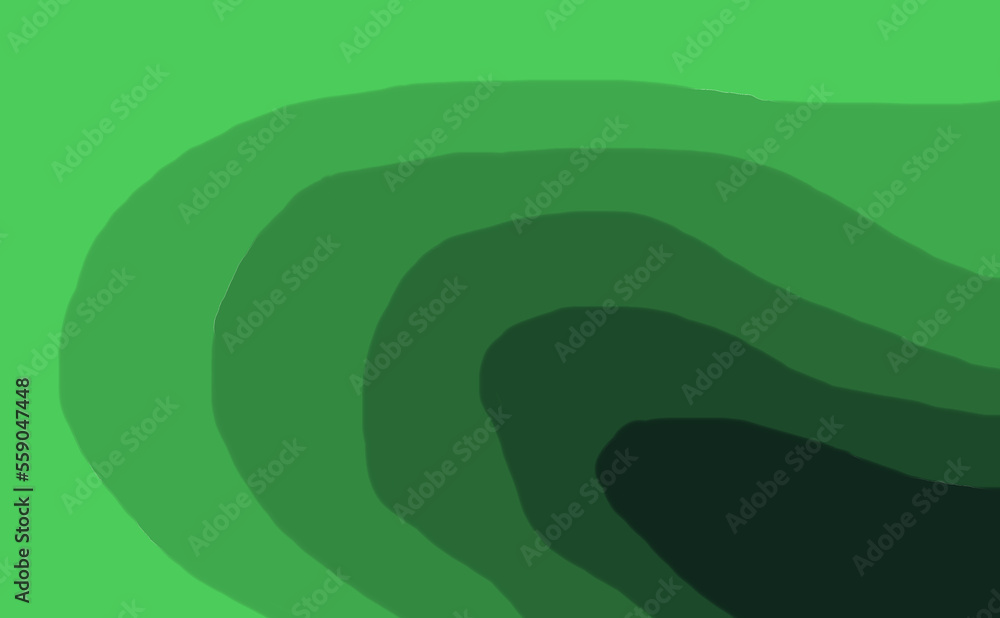 Poster green gradient abstract curve background
