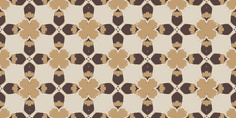 Abstract seamless patterns, geometric patterns, and batik patterns are designed for use in interior, wallpaper, fabric, curtain, carpet, clothing, Batik, satin, background, and Embroidery style.