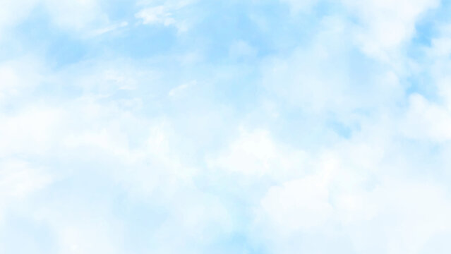 Cloudy blue sky abstract background. Beautiful blue and white sky background textures
