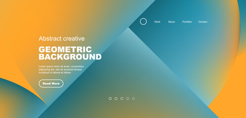 Circles, round shapes and lines with fluid gradients abstract background. Vector illustration for wallpaper, banner, background, leaflet, catalog, cover, flyer