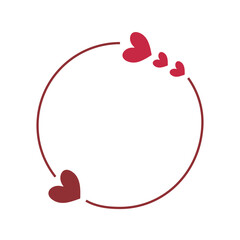 Red Flat Valentine`s Love Decoration 14