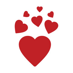 Red Flat Valentine`s Love Decoration 7