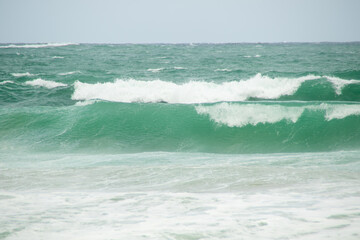 Waves on northland coast, New Zealand