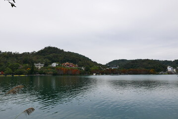 Sun Moon Lake, located in the middle of Taiwan, with an elevation of 748 meters above sea level, is the only natural big lake in Taiwan. 