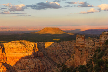 Fototapeta na wymiar Grand Canyon, Arizona, United States Canyon, rocks, sky