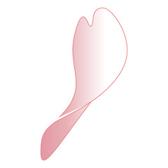 桜の花びら一枚のイラスト