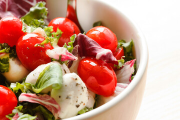 Italian salad in the bowl