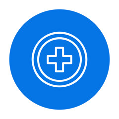 hospital sign icon