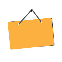 yellow sign board