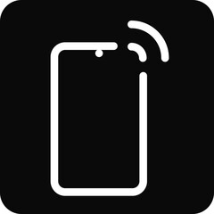 Solid Smartphone Signal icon