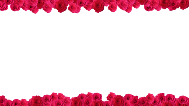 frame flower red rose pink for valentine day or wedding event card