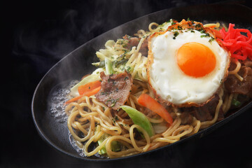 焼きそば　　スタジオ撮影　　イメージ