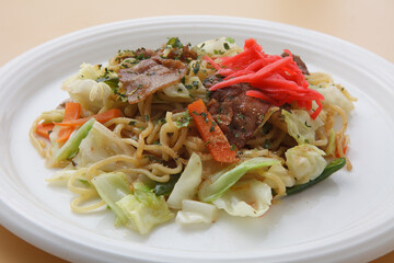 焼きそば　　スタジオ撮影