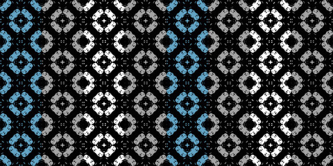 Abstract seamless patterns, geometric patterns, and batik patterns are designed for use in interior, wallpaper, fabric, curtain, carpet, clothing, Batik, satin, background, and Embroidery style.