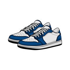 Shoes Sneaker Footwear Vector And Illustration