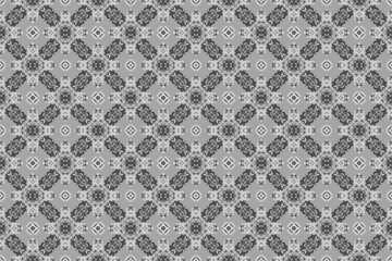 Abstract seamless patterns, geometric patterns, and batik patterns are designed for use in interior, wallpaper, fabric, curtain, carpet, clothing, Batik, satin, background, and Embroidery style.