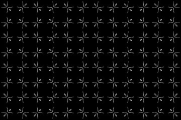 Naklejka premium Abstract seamless patterns, geometric patterns, and batik patterns are designed for use in interior, wallpaper, fabric, curtain, carpet, clothing, Batik, satin, background, and Embroidery style.