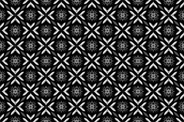 Abstract seamless patterns, geometric patterns, and batik patterns are designed for use in interior, wallpaper, fabric, curtain, carpet, clothing, Batik, satin, background, and Embroidery style.