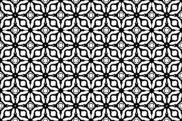 Abstract seamless patterns, geometric patterns, and batik patterns are designed for use in interior, wallpaper, fabric, curtain, carpet, clothing, Batik, satin, background, and Embroidery style.