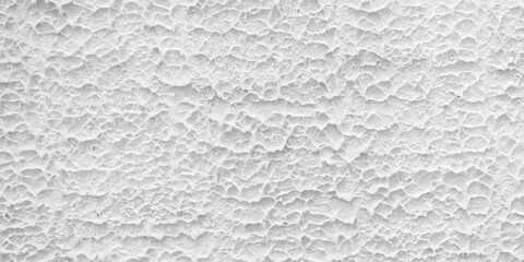 White Stucco Wall Texture for Background in Panorama Size.