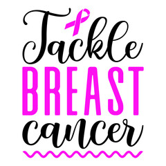 Tackle Breast Cancer SVG