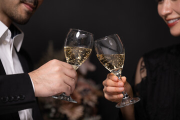 男女の乾杯　夜のデート © kapinon