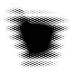 Hexagon shape Abstract background