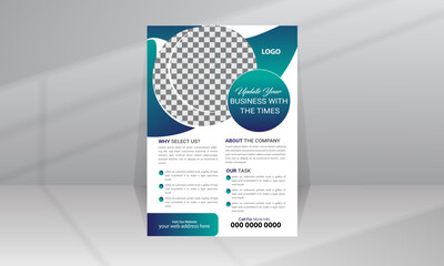 Business idea Flyer, Poster banner design for a Marketing agency, Shop, Event