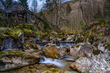 Die Schleifmühlklamm bei Unterammergau