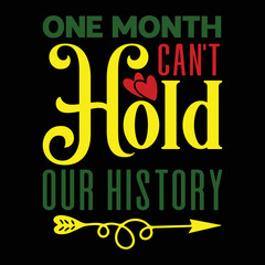 One Month Can't Hold Our History SVG