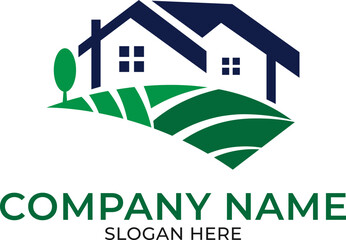 Fototapeta premium Real estate invest logo template