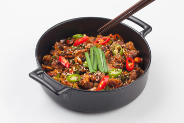 Vegetables mixed with cockles can also be used by lightly blanching them in boiling water.