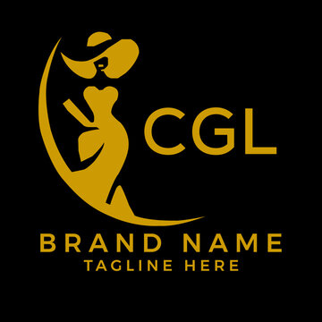 CGL fashion logo. CGL  Beauty fashion house. modeling dress jewelry. CGL fashion technology  Monogram logo design for entrepreneur and best business icon. 
