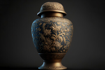 Ceramic art, up close. Generative AI	
